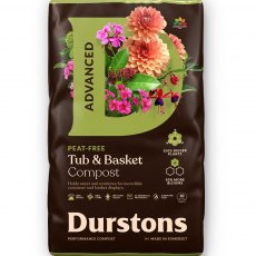 Durstons Advanced Peat Free Tub & Basket Compost 40L Durstons Advanced Peat Free Tub & Basket Compost 40L